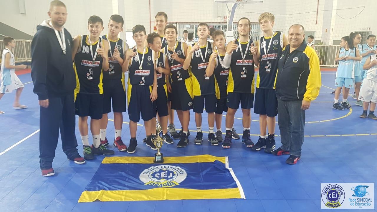 Futsal masculino do CEJ é campeão dos Jogos Escolares de 12 a 14 anos. -  Colégio Evangélico Jaraguá