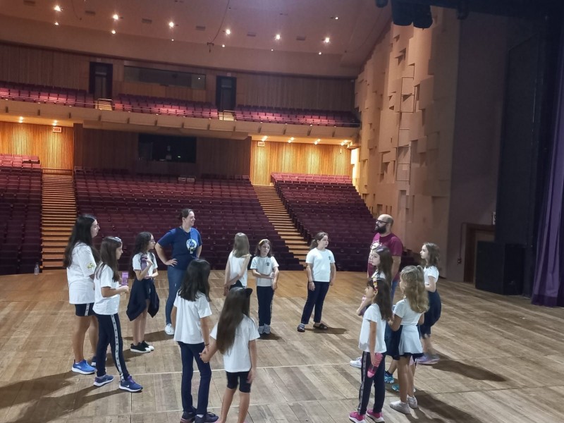 Visita técnica a SCAR do grupo de teatro do CEJ
